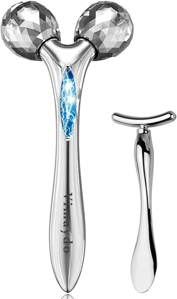 Amazon | Vimaydo 美顔ローラー Y字型美容ローラー マッサージローラー