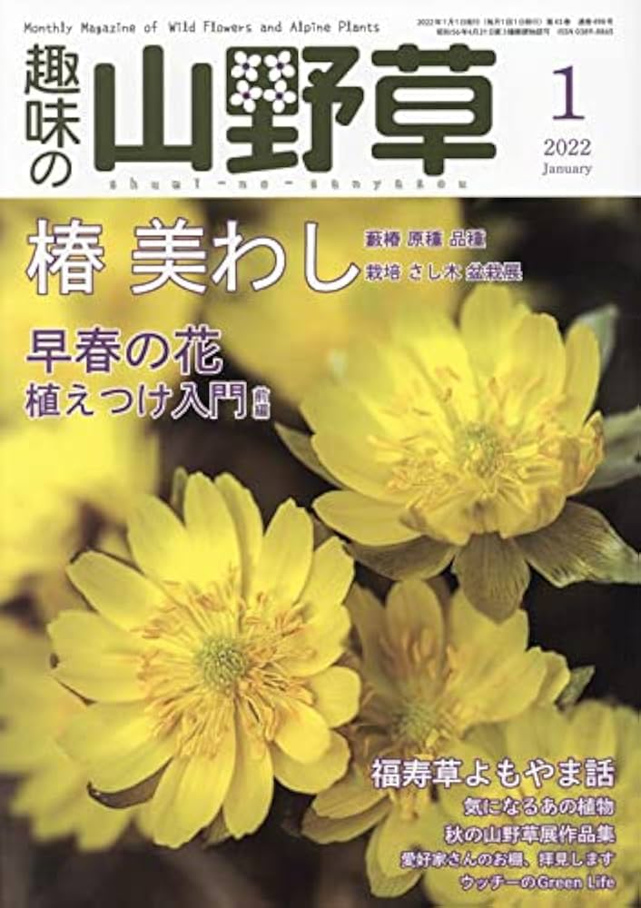 趣味の山野草1月号 | 株式会社栃の葉書房, 株式会社栃の葉書房, 株式