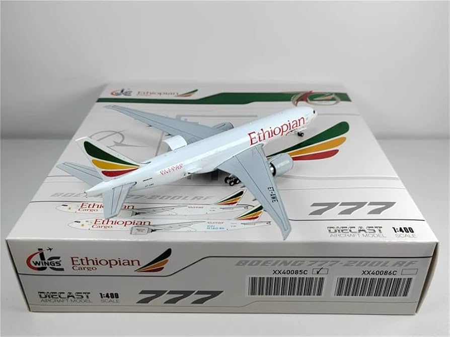 Amazon.com: ACE HOBBY JC Wings Ethiopian Cargo for Boeing B777F ET