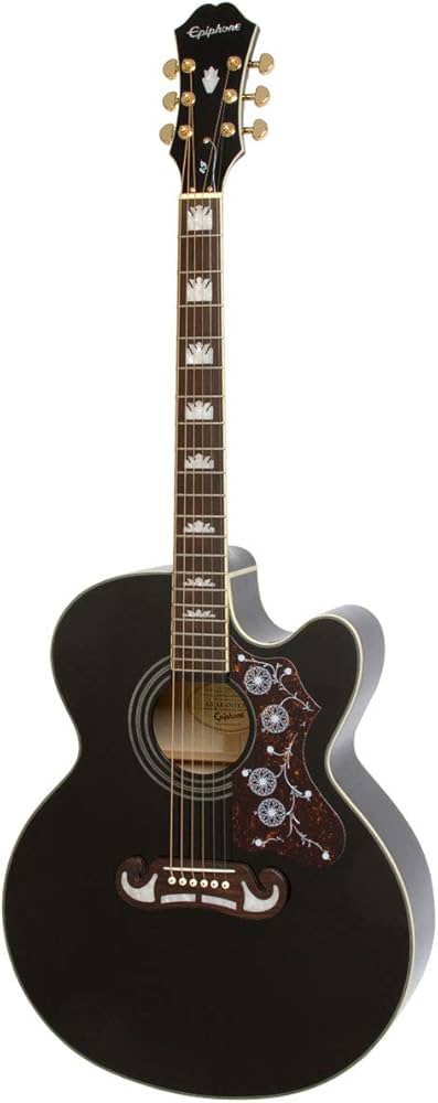 Amazon | Epiphone/J-200EC Studio BK (Black) (EJ-200SCE) エピフォン
