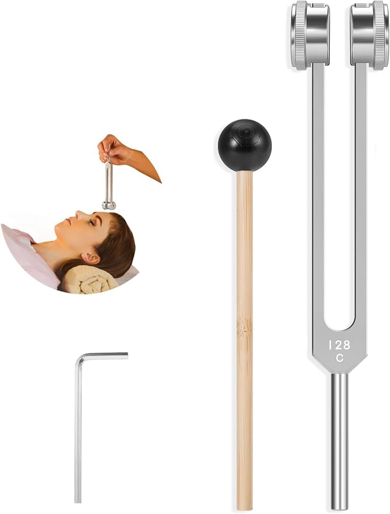 Amazon.co.jp: 音叉セット 128 Hz 音叉 医療用加重バイオソニック音叉