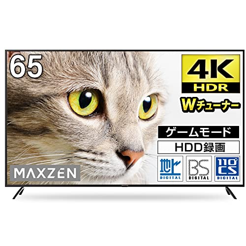 Amazon | MAXZEN テレビ 65型 65インチ 4K対応 液晶テレビ 地上・BS