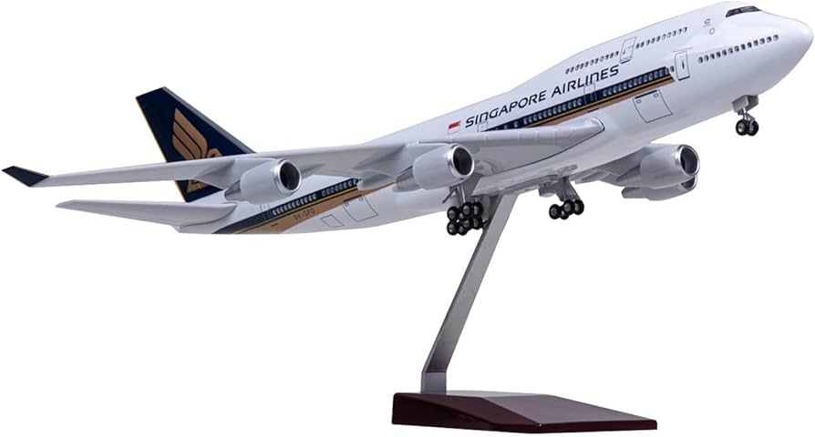 Amazon.co.jp: 航空機 47 センチメートルシンガポール航空 B747 B747