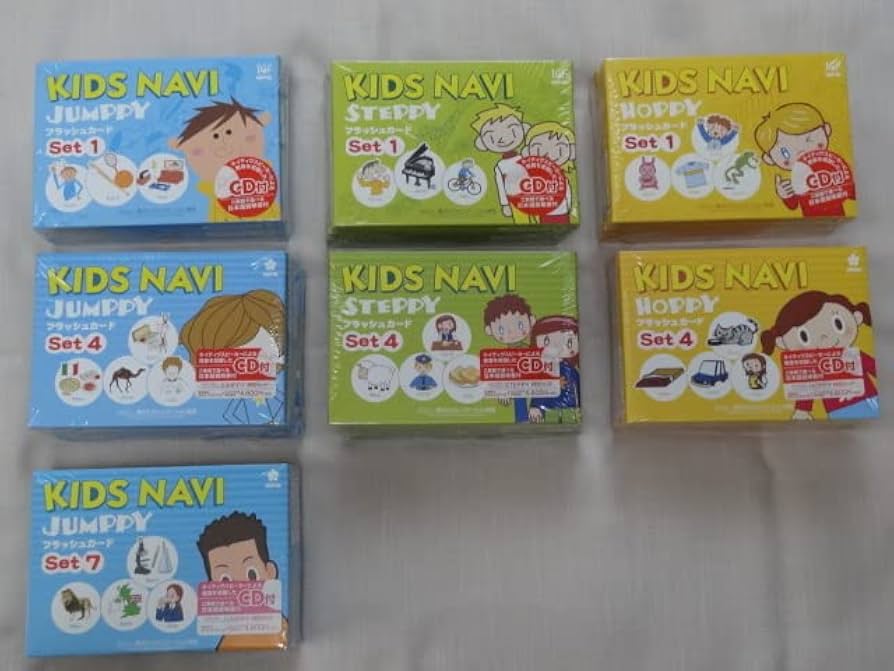 Amazon.co.jp: NOVA KIDS NAVI フラッシュカード HOPPY 1～6 STEPPY 1