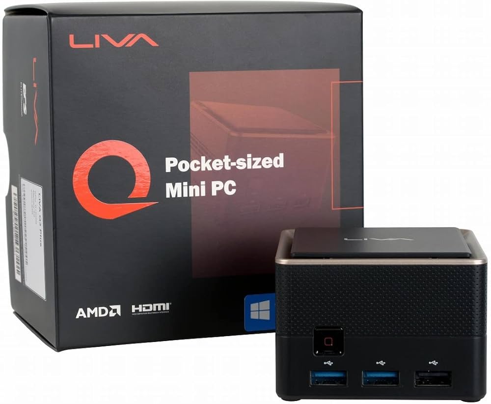 Amazon.co.jp: ECS ミニPC LIVA Q3 PLUS メモリ8GB ストレージ128GB