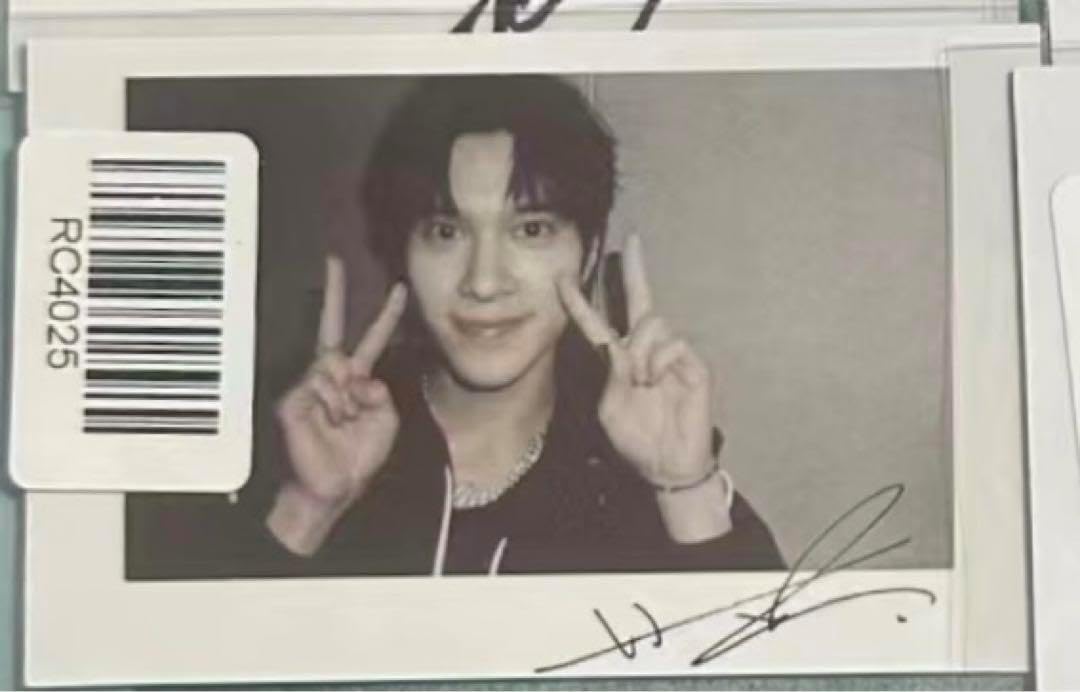 nct kms 中華 サイン入り ヘンドリー 当選者限定ポラロイド nct kms