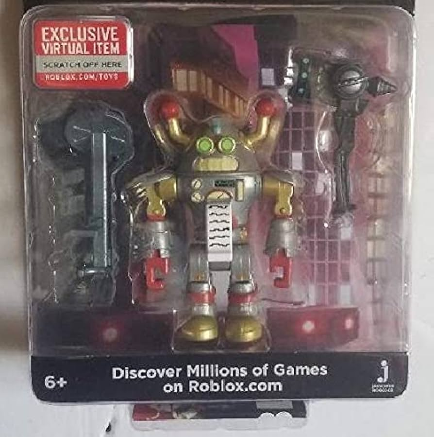 Amazon.com: Roblox ROB0302 Single Figure Series #7-Brainbot 3000