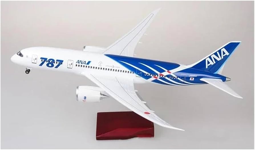 Amazon.co.jp: 静的航空機モデル 47cm 1/130 日本ANA787航空機モデル