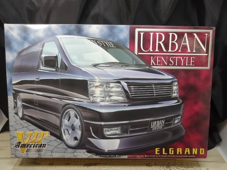 青木ELGRAND URBAN KEN STYLE 1/24 プラモデル 青木ELGRAND URBAN KEN
