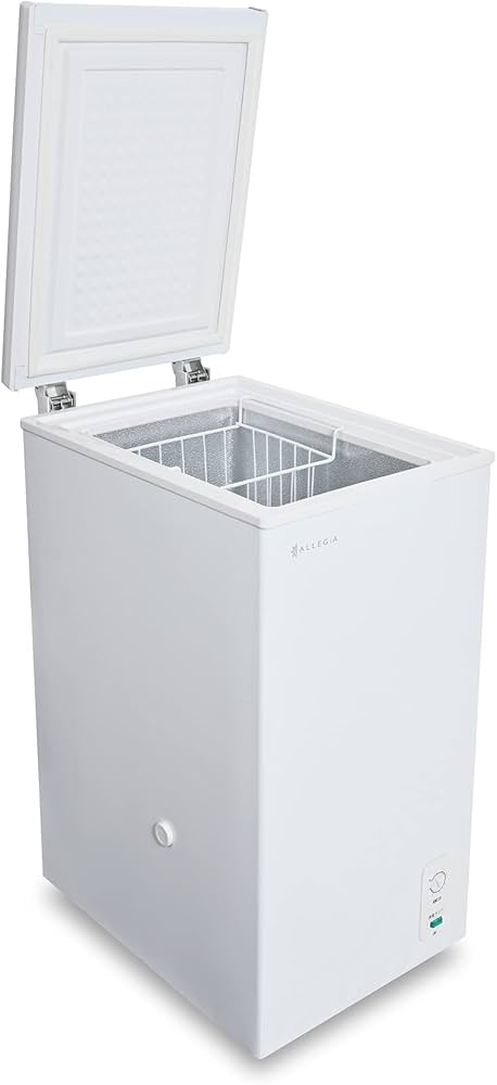 Amazon | アレジア 冷凍庫 小型 上開き 63L スリム ストッカー
