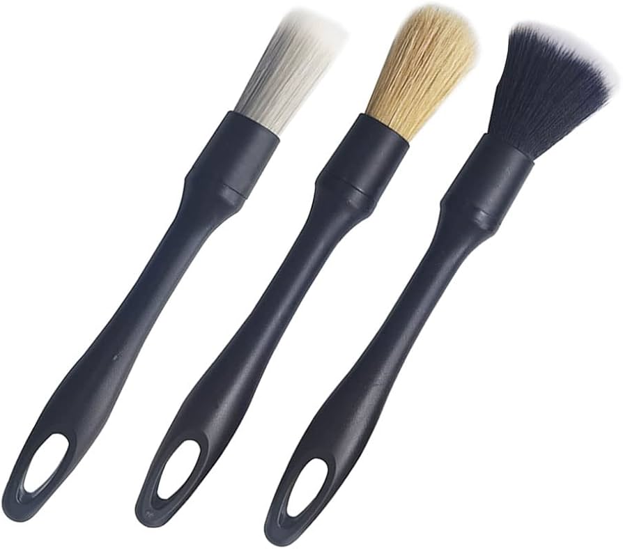 Amazon | 洗車ブラシ ディテールブラシ 3本セット 異なる毛質 洗浄