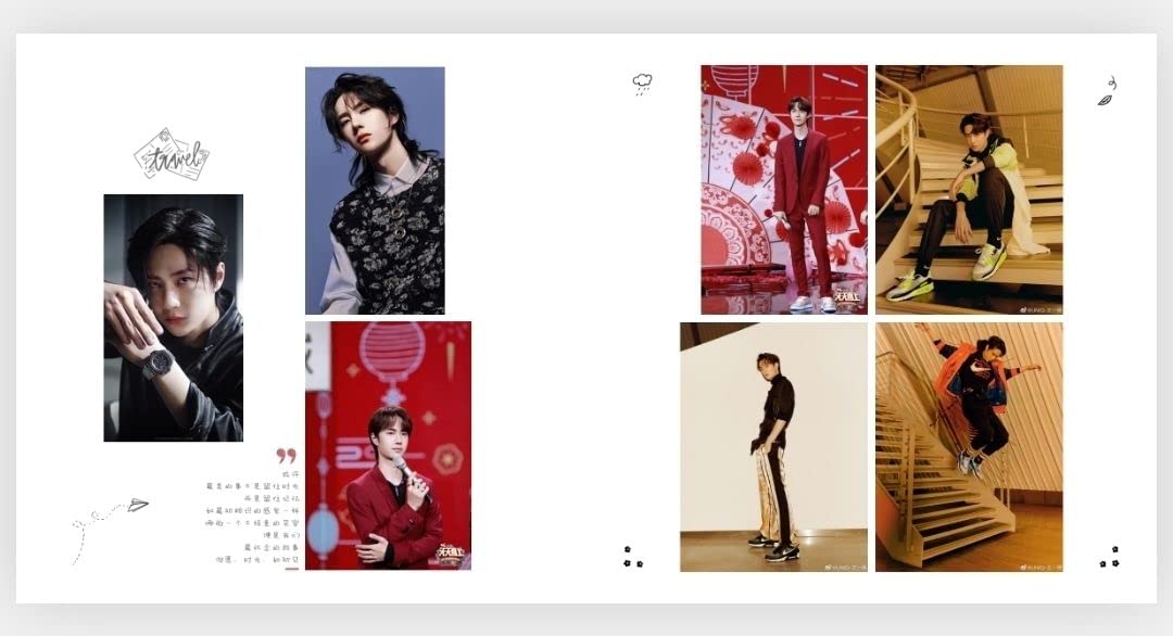 Amazon.co.jp: 陳情令王一博ワン・イーボー微博ウェイボー語录写真集PB