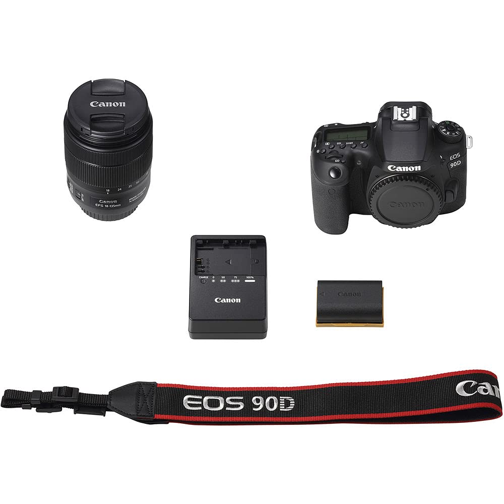 Amazon.com : Canon EOS 90D DSLR Camera with 18-135mm Lens, Canon