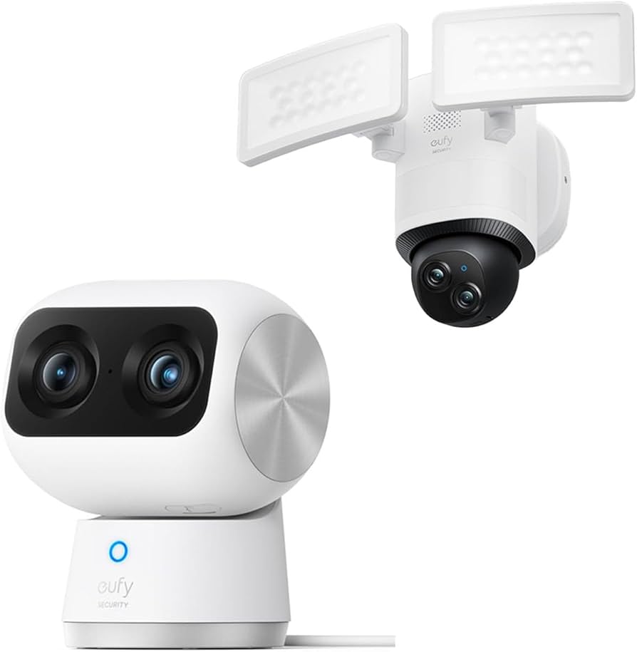 Amazon.com : eufy Security Floodlight Camera E340 Wired, 360° Pan