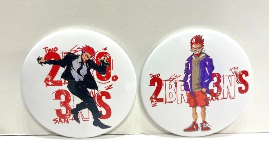 Amazon | 2点セット 弟者 2BRO ×3NS ランダム缶バッジ 渋谷TSUTAYA