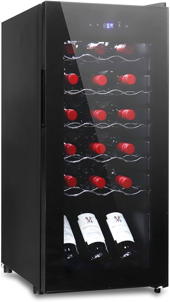 Amazon.co.jp: WEIMALL ワインセラー 小型 家庭用 18本収納 70L 縦置き