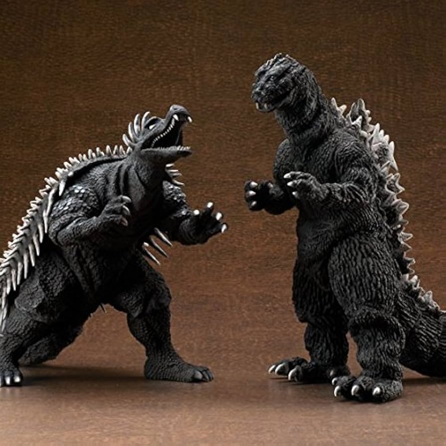 Amazon.co.jp: 東宝30cmシリーズ ゴジラ1955 & アンギラス1955 限定