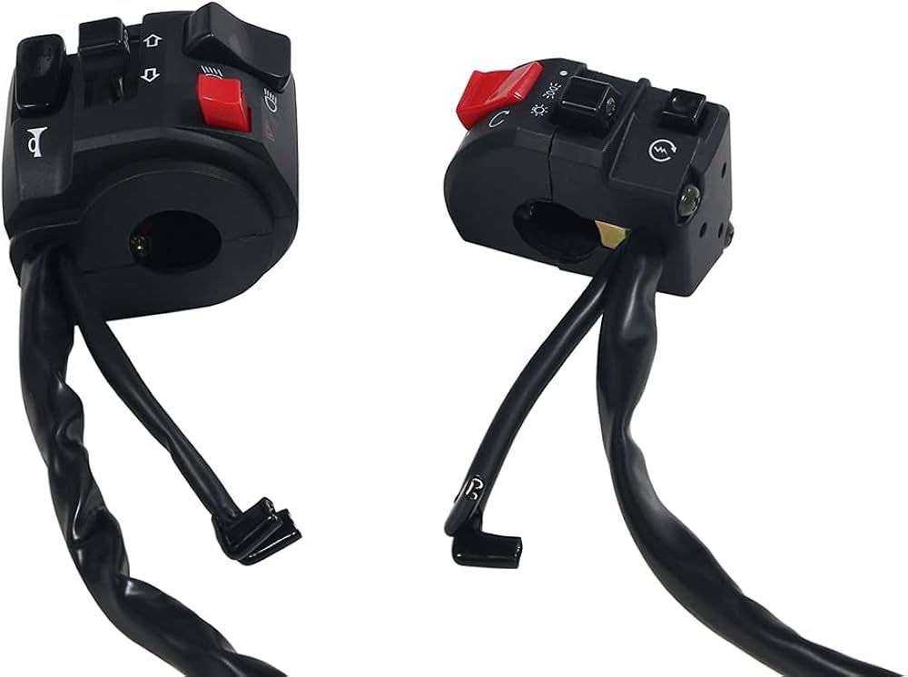 Amazon.co.jp: バイク 用 スイッチ ボックス ハンドルスイッチ 左右