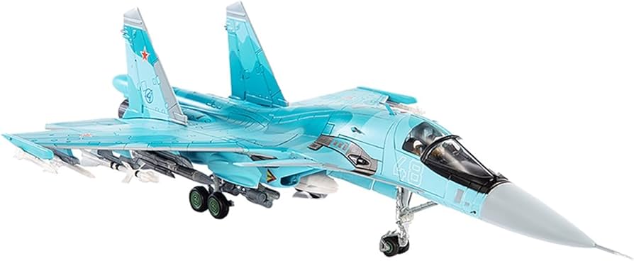 Amazon.co.jp: 航空機 1:72 スケールフルバック SU-34 Su34 ロシア空軍