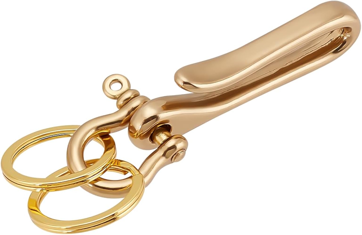 Amazon.com: PH PandaHall 1pc Solid Brass U Key Loop Hook, 2.3