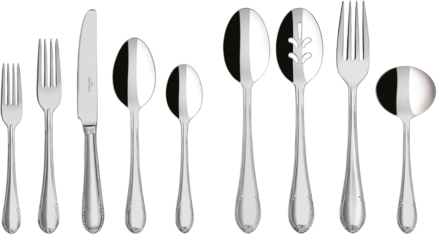 Amazon.com | Villeroy & Boch Mademoiselle 64 Piece Flatware Set