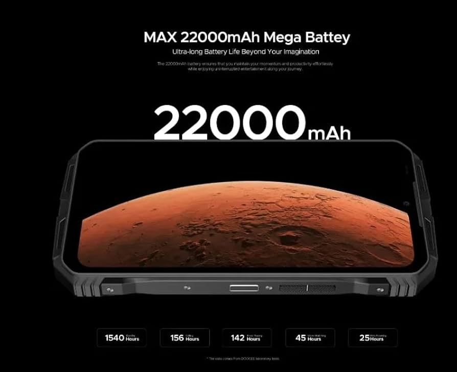 Amazon | DOOGE V Max Pro堅牢耐久性携帯電話12 GB+512 GB 6.58インチ