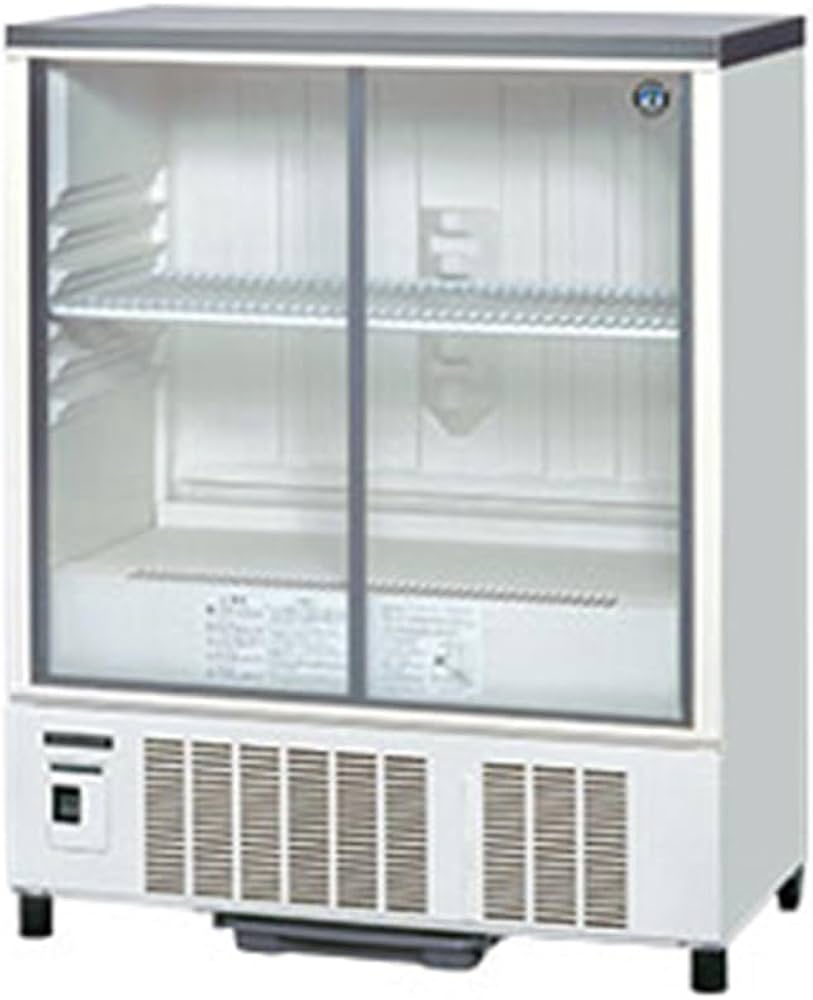 SANYO 冷蔵ショーケース キャスター付き【引き取り限定】 SANYO 冷蔵