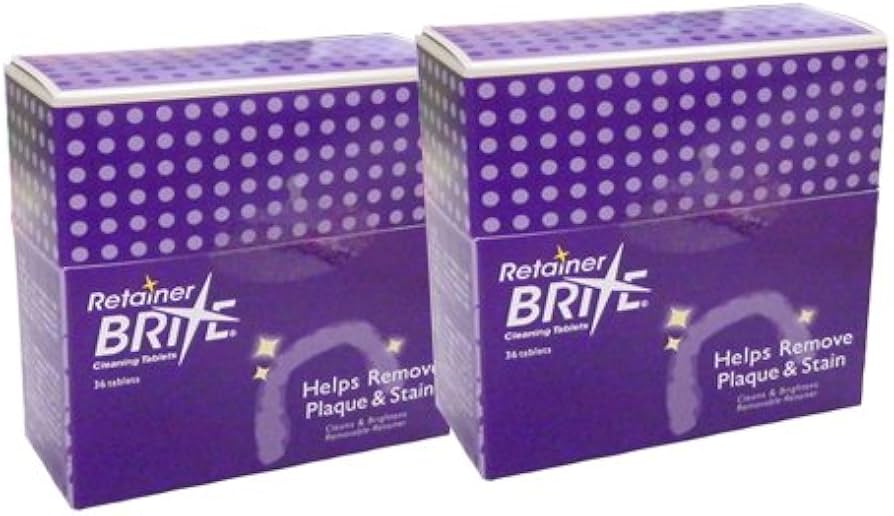 Amazon.co.jp: オーラルケア リテーナーブライト 1箱(36錠入)×2箱