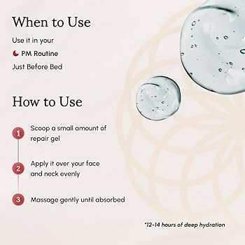 Overnight Repair Gel | Japanese Skincare | Night Cream for Women