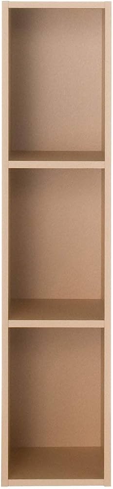 Amazon.co.jp: 無印良品 パルプボードボックス・スリム・3段/ベージュ