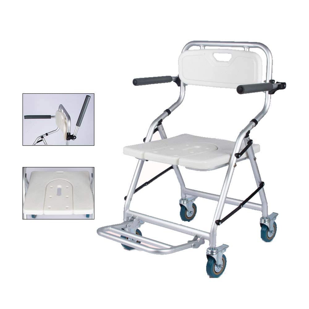 Amazon.co.jp: Mldeng 折りたたみ 入浴用車いす 介護 シャワーチェア