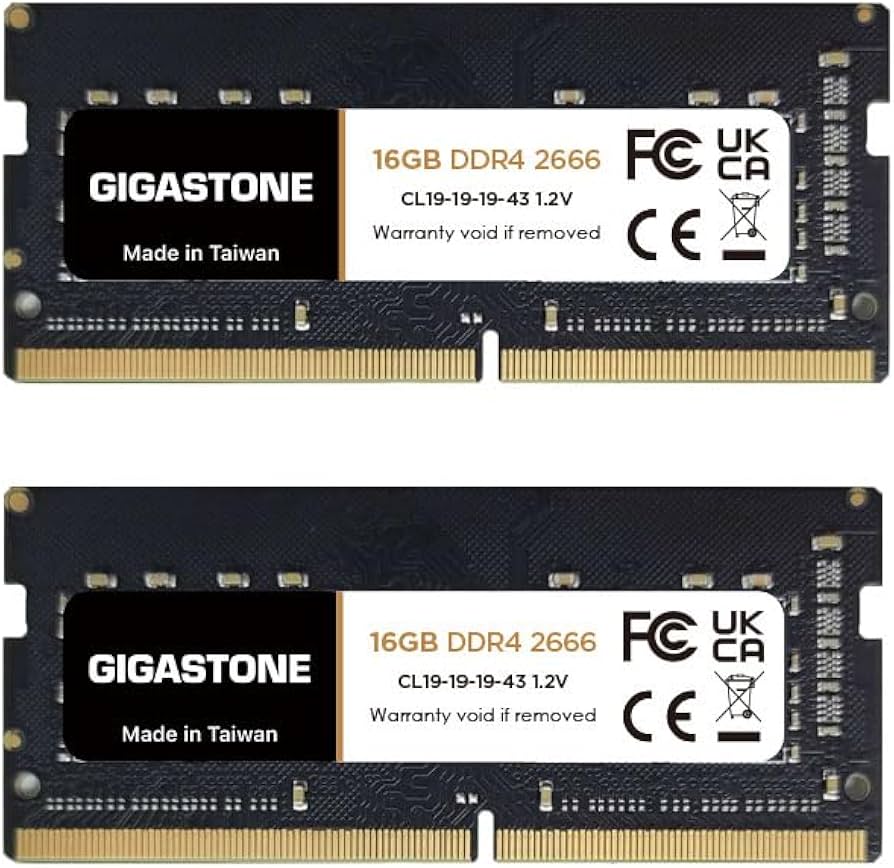 Amazon.co.jp: 【メモリ ノートパソコン専用 DDR4】GIGASTONE 16GBx2枚