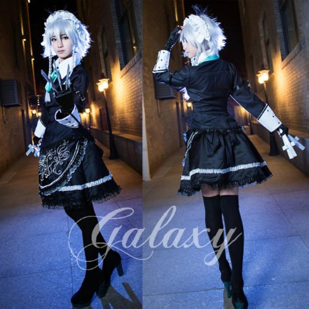 Amazon.co.jp: 東方 紅魔城伝説 咲夜 コスプレ 衣装 東方project 十六