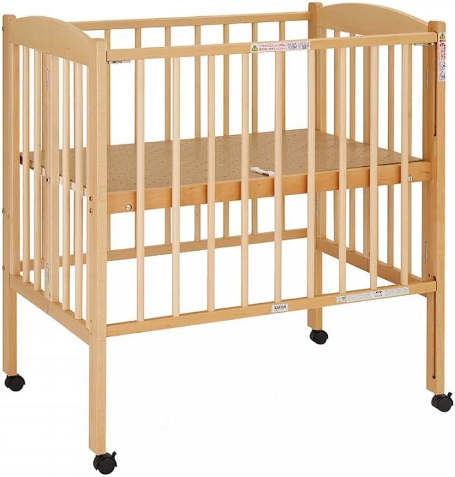 Amazon.co.jp: カトージ ベビーベッド ミニサイズ 折りたたみ 日本製