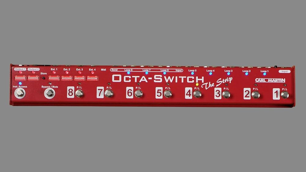 CARL MARTIN Octa-Switch The Strip - 8ループ/8バンク装備のオール