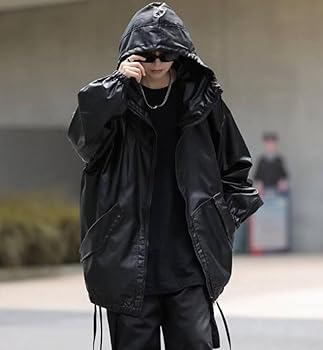 Amazon | [ZzLFGHH] ライダースジャケット メンズ 秋冬 レザー