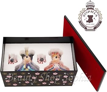 Amazon.co.jp: ミッキー＆ミニー ひな人形 台付きひな飾り 2024年最新