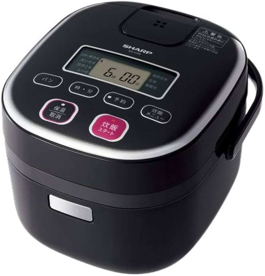 Amazon | SHARP 電子ジャー炊飯器0.54Lタイプ ブラック系 KS-C5G-B