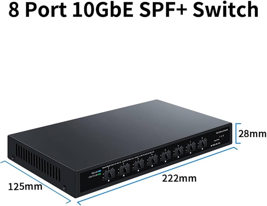 Amazon.co.jp: ギガビットネットワークスイッチ 10Gbe SFP+