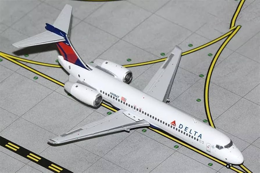 デルタ航空 ボーイング717 タグ キーホルダー Planetags DELTA