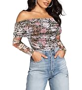Amazon.com: SAUNGKUAI Women's Off The Shoulder Long Sleeve