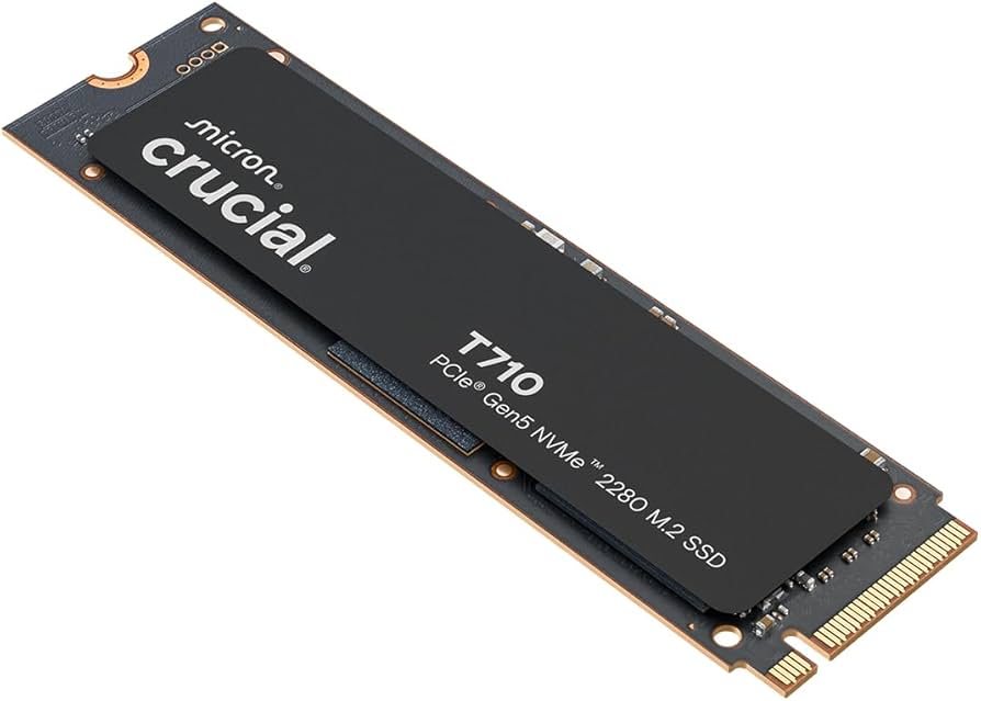 Amazon.com: Crucial T710 2TB 3D NAND NVMe PCIe Gen 5.0 M.2 SSD up