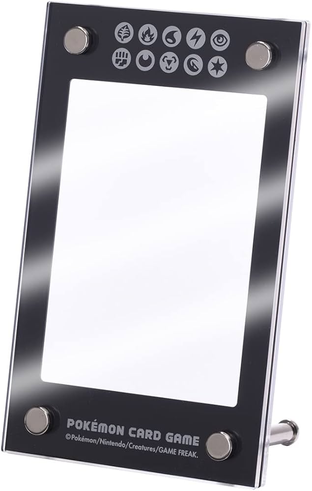 Amazon | ポケモンカードゲーム ディスプレイフレーム ブラックVer.2