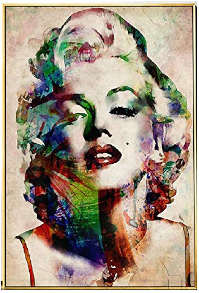 Amazon.co.jp: 【マリリンモンロー 油絵風 絵画 30cm×42cm ポスター A3