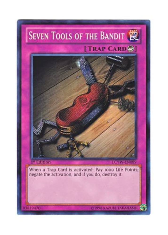 遊戯王 旧アジア版 盗賊の七つ道具 1st ウルトラレア 遊戯王 旧アジア