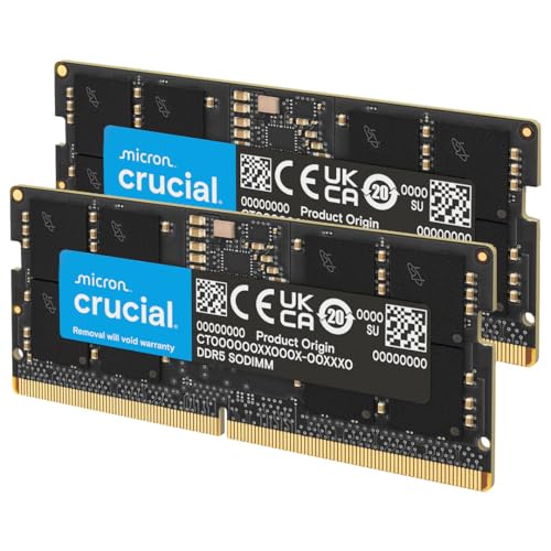 Amazon.co.jp: crucial 32GB Kit(2x16GB)DDR5-5600 SODIMM CL46(16Gbit