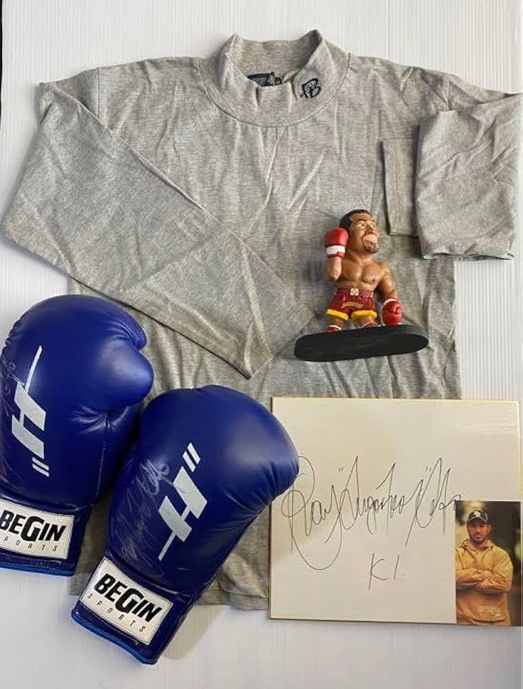 K-1 レイ・セフォー サイン入りグローブ・直筆サイン色紙・ロンT