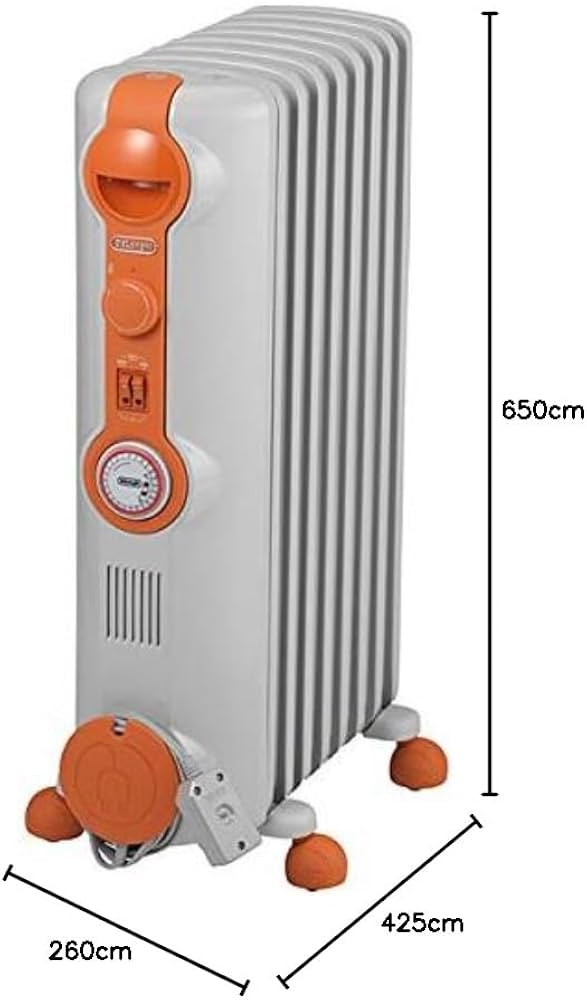 Amazon | デロンギ オイルヒーター JR0812-OR | De'Longhi(デロンギ