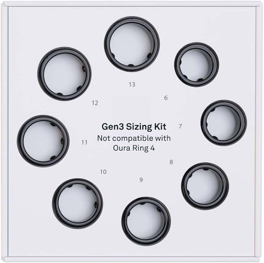 Amazon.com: Oura Ring Gen3 Sizing Kit - Size Before You Buy The