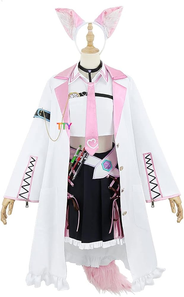 Amazon.co.jp: [TTY] VTuber 博衣こより尻尾+コスプレ衣装 風